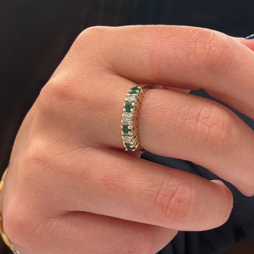 Emerald Vine Ring