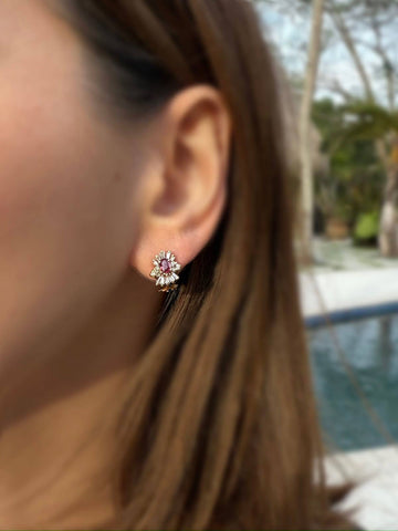 Petal Diamond Earrings